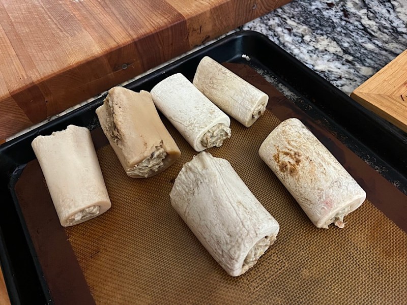 Refilling Marrow Bones for Dog&nbsp;Treats